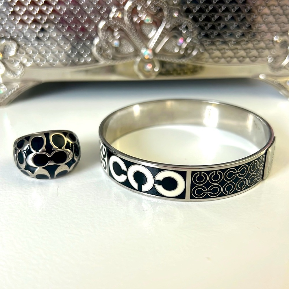 Coach bracelet and ring